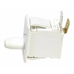 OEM replacement switch for Whirlpool washing machines and dryers. Controls electrical circuits for wash, rinse, and spin cycles. Used in appliance maintenance and repair.