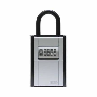 ABUS Lock Box: Mechanical Combo Lock, 20 Key Capacity, 7 1/8 in Outside Ht - Padlock Lockboxes