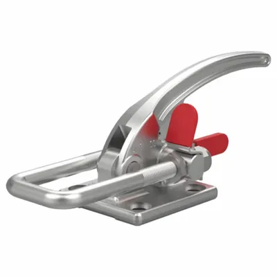 DE-STA-CO Latch Clamp: Horizontal, Includes Locking Handle - Horizontal U-Latch Toggle Clamps