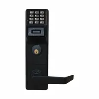 This ADA-compliant electronic keyless lockset provides access via a push-button keypad. It is suited for commercial or institutional doors where keyless entry and compliance with accessibility standards are required