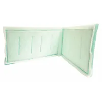 OEM Link Air Filter: 25 in x 14 in x 1 in, 14 in Section Wd, 6 Sections, 3 Ply, MERV 8