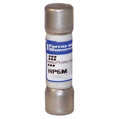 MERSEN HP6M12 Fast-Acting Cylindrical Fuse, 12 A, 600 V DC - Fast-Acting Cylindrical Fuses