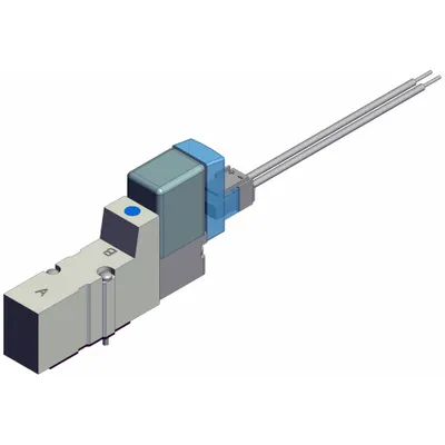 SMC Solenoid Air Control Valve: Five-Way / Two-Position, SYJ3000, Single Solenoid - SMC SYJ Series Directional Control Valves