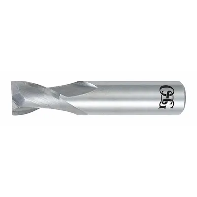 OSG Square End Mill: Carbide, TiCN Coated, 2 Flute, 1/32" Mill Dia, 5/64" LOC - General Purpose Carbide Square End Mills