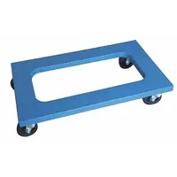 APPROVED VENDOR General Purpose Dolly: 1,200 lb, Blue, 30 in L x 18 in W x 7 in H Deck, (4) Swivel (MPN 35YL99)