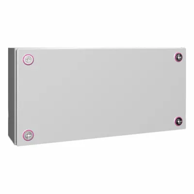 RITTAL Enclosure: Light Gray, Steel, 7 in x 15 in x 5 in, NEMA 1/12/3R/4 - Metallic Boxes