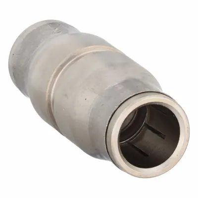 LEGRIS 3606 12 00 Nickel-Plated Brass Push-to-Connect Union Fitting - Nickel-Plated Brass Tube Fittings