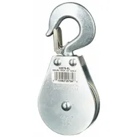 APPROVED VENDOR Pulley Block: Swivel, Upright Mount, Pulling, 685 lb Working Load Limit, Wire Rope