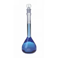 KIMBLE Volumetric Flask: 50 mL, Colorless, Conical, A, +/-0.10 mL, Includes Closure (MPN 28015-50)