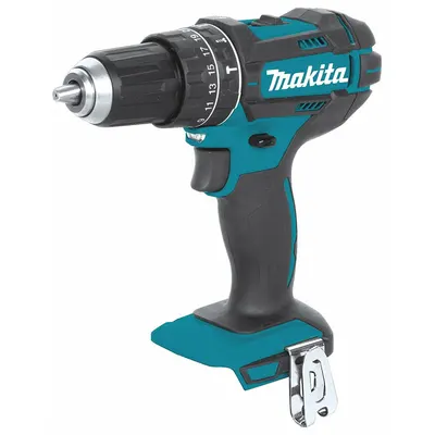 MAKITA Hammer Drill: 18V DC, Compact, 1/2 in Chuck, 1/2 in Concrete Capacity, 2 Speeds - Makita Cordless Hammer Drills