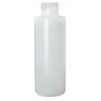 QORPAK Bottle: HDPE, 16 fl oz, 480 mL, Natural, 24-410 mm Screw Closure Size, No Closure, No Closure (MPN PLA-03217)