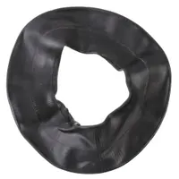 This rubber inner tube is designed for pneumatic tires with a 4 5/32 in width and 14 in diameter, commonly used on industrial carts, lawn tractors, and small utility trailers. It serves as a direct replacement for punctured or worn tubes