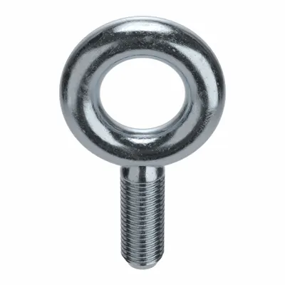 KEN FORGING Machinery Eye Bolt: Without Shoulder, Steel, Zinc-Plated, 3/4"-10 Thread Size - Machinery Eye Bolts without Shoulder