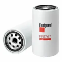 Spin-on fuel filter with cellulose media. Overall length 6 15/16 in, outside diameter 3 11/16 in, inside diameter 2 7/16 in. Used in diesel engine fuel systems for agricultural equipment and buses