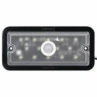 MAXXIMA Vehicle Dome and Courtesy Light: Dome Light, LED, White, Rectangular, 12/24V DC (MPN M84427-PIR)