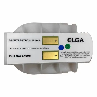 ELGA Sanitization Block: LA698 - Water Purification Replacement Parts, Filters, Stands & Switches
