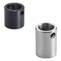 Hole reducing sleeve from the RB51 series, designed to adapt position indicators with a 0.375 in bore to fit a 0.5 in mounting hole. Constructed from 304 stainless steel. Weight: 0.04 lb