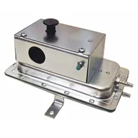 Air Pressure Switch: Adj, Manual Reset, 0.4 in wc to 12 in wc, Conduit Box, SPDT, Barb, 480V AC (MPN AFS-460-112)