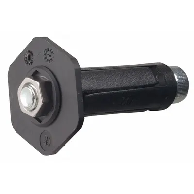 OEM Bolt-Hole Caster Expanding Mounting Stem for Round Tubing - Bolt-Hole Caster Expanding Mounting Stems for Round Tubing