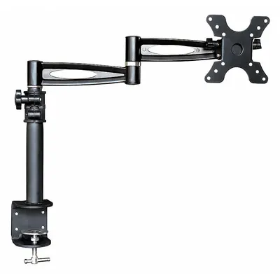 MONOPRICE Monitor Arm, Black, Steel, Clamp Mount, 33 lb Capacity, MPN 5402 - Computer Monitor Arms