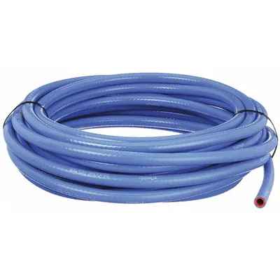 DETROIT FLEX DEFENSE Silicone SAE J20R1 Heater Hose, 3/4 in ID, 50 ft, Blue - Silicone SAE J20R1 Heater Hoses