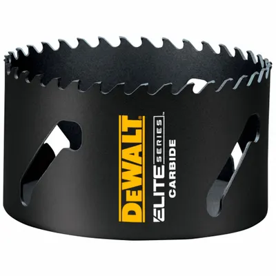DEWALT Hole Saw: 4 in Saw Dia., 3 Teeth per Inch, 1 3/4 in Max. Cutting Dp - Multi-Material-Cutting Hole Saws without Arbor