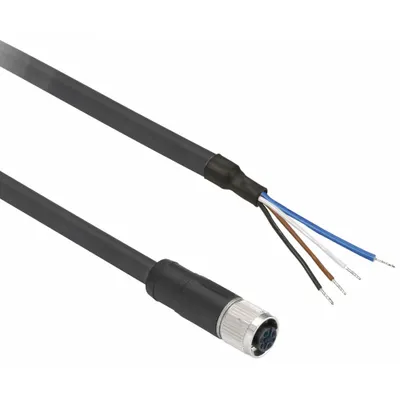 TELEMECANIQUE SENSORS XZCP0941L10 Single-Ended Cordset - Single-Ended Cordsets with PUR Jacket for Twisting Applications