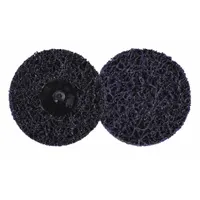 Silicon carbide abrasive disc in extra-coarse XO-DR grade, 3-inch diameter. Designed for removing paint, rust, and coatings from thin-gauge metals without damaging the base material. Suitable for surface preparation and cleaning in metalworking applications