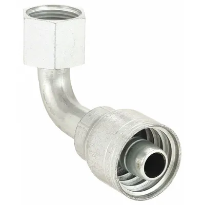 AEROQUIP 90° Elbow Crimp Hydraulic Hose Fitting - Aeroquip Crimp Hydraulic Hose Fittings with ORS Connection