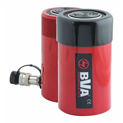 BVA HYDRAULICS Hydraulic Ram: Single Acting, 55 ton Nominal Capacity, 4 in Nominal Stroke Lg - General Purpose Rams