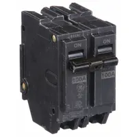GE Miniature Circuit Breaker: THQL, 100 A, 120/240V AC, Single Phase, 10kA at 120/240V AC, Std (MPN THQL21100)
