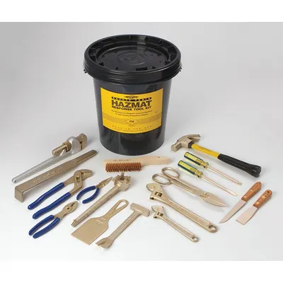 AMPCO Nonsparking Tool Kit: 17 Total Pcs - Standard Nonsparking Tool Sets