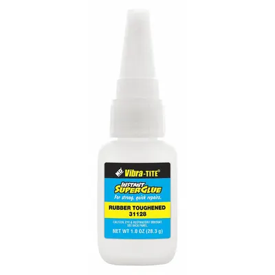 VIBRA-TITE Instant Adhesive: 311, Gen Purpose, 1 fl oz, Bottle, Clear, Thick Liquid - General Purpose Instant Adhesives