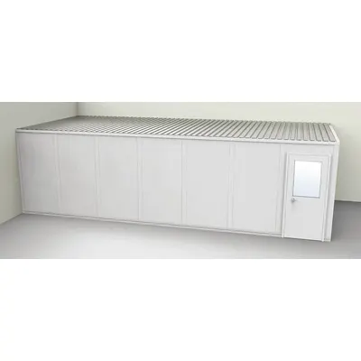 PORTA-FAB GV1228G-2 2-Wall Unassembled In-Plant Office - 2-Wall Unassembled In-Plant Offices