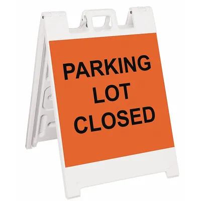 OEM APPROVED VENDOR 25 in x 36 in A-Frame Barricade Sign - Barricade Signs