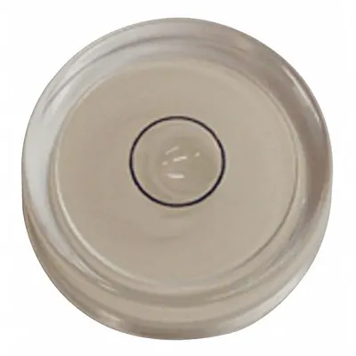 JOHNSON LEVEL Bulls Eye Level: Nonmagnetic, 13/16 in x 3/8 in, 53 Arc Min, Plastic, White - Bullseye Levels