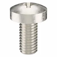 Pan head machine screws with M5x0.80 thread, 10 mm length, made from 316 stainless steel with a plain finish. Phillips drive, #2 drive size. Suitable for general fastening applications where corrosion resistance is required. Supplied in a 50-pack