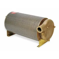 This BARNES SFU Series submersible fountain pump is designed for ponds, waterfalls, and decorative water features. It features a 1/2 hp motor, 120V AC operation, and a stainless steel housing for corrosion resistance. The pump has a 1-3/4 in GHT discharge connection and a maximum head of 42 ft.