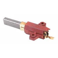 Replacement motor brush for upright vacuum cleaners. Ensures proper electrical contact to maintain motor performance. Suitable for use in commercial cleaning and janitorial applications