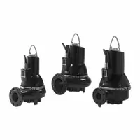 GRUNDFOS Sewage Ejector Pump: Cast Iron, Three Phase, 15 hp, 230 to 460V AC, 151.9 ft Max. Head, SLV (MPN 99030265)