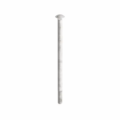 USA INDUSTRIALS Carriage Bolt: Square Neck, 3/8"-16 Thread Size, 8 in lg, Steel, Grade 2 - Grade 2 Steel Square Neck Carriage Bolts