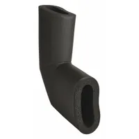Pipe Fitting Insulation: 90° Elbow, 1 in Thick, 7/8 in ID, Buna-N Rubber/PVC, Unslit, 7 R-Value (MPN 801-LRE-100078)