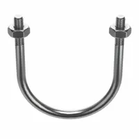 Standard U-Bolt: 5/16"-18 Thread Size, For Pipe Size 2 1/2 in, 3 11/16 in Inside Ht, Plain (MPN U17567.031.0250)