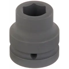 Metric impact socket with 1" drive and 26 mm socket size. 6-point standard configuration with black phosphate finish. Designed for use with impact tools in heavy-duty fastening applications.