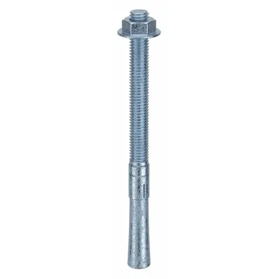 MKT FASTENING 1/2" x 4" Thread Zinc Plated Steel Wedge Anchor, 10-Pack - Steel Wedge Anchors
