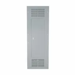 Flush-mounting cover for Square D NQ and NF panelboards. Type 48R513, single-door, vented steel construction. Width 20 in. Provides a ventilated enclosure for electrical distribution equipment in commercial and industrial applications.