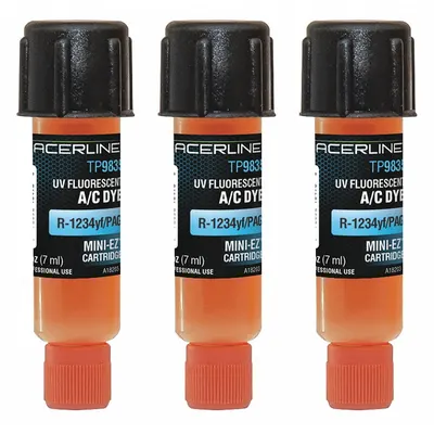 TRACERLINE TP9835-P3 A/C Dye Refill Cartridges (3-Pack) for R-1234yf - A/C Dye Refills