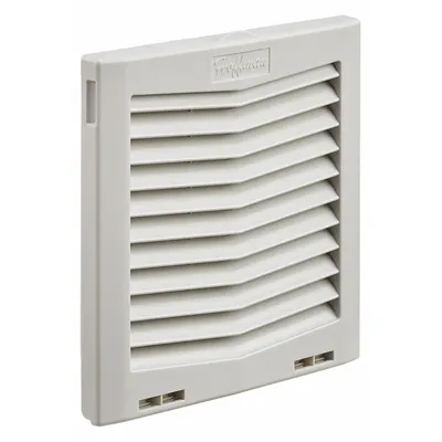 HOFFMAN Exhaust Grill and Filter: For Easy Filter Repl, Plastic - Electrical Enclosure Accessories & Replacement Parts