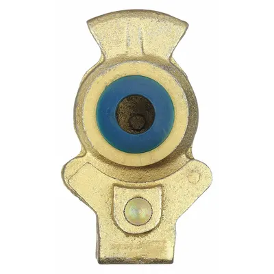 TRAMEC SLOAN Service Gladhand, Blue, 1/2"-14 Thread, Cast-Iron, Straight - Service Gladhands (Blue)
