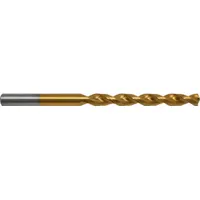 CLEVELAND Taper Length Drill Bit: 6 mm, 135° Split Point, TiN-Coated Cobalt, Fast Spiral (MPN C16925)